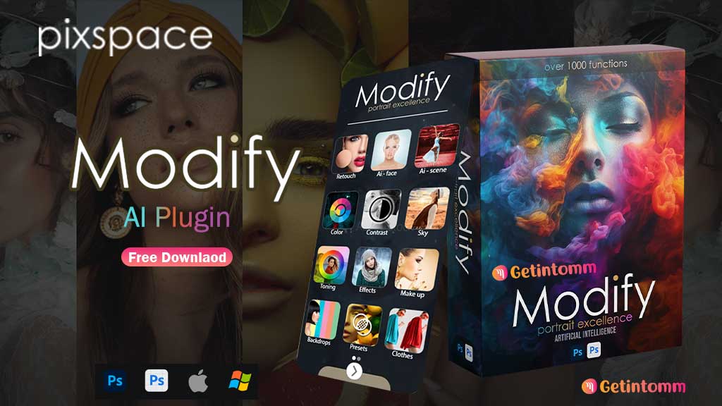 Modify - AI Retouch Panel Free-Download