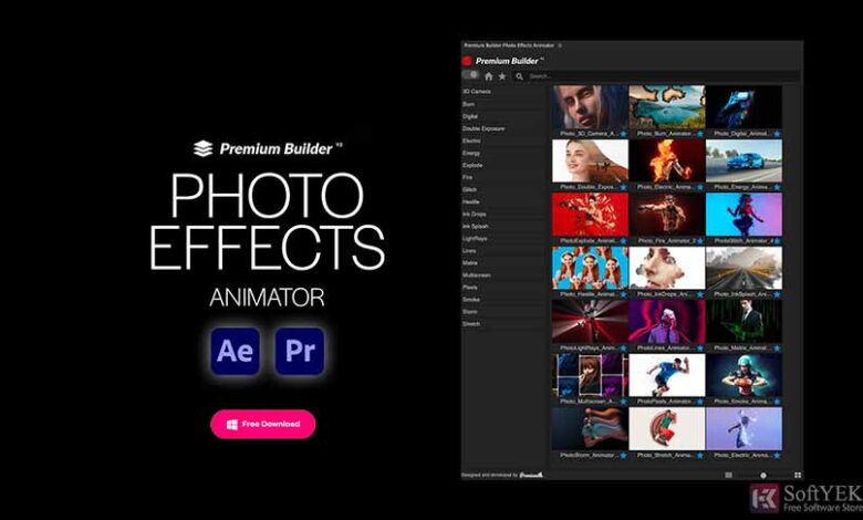 PremiumBuilder Photo Effects Animator free download