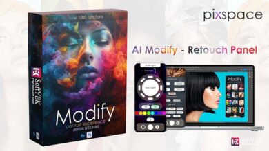 AI Modify Retouch Panel Free Download